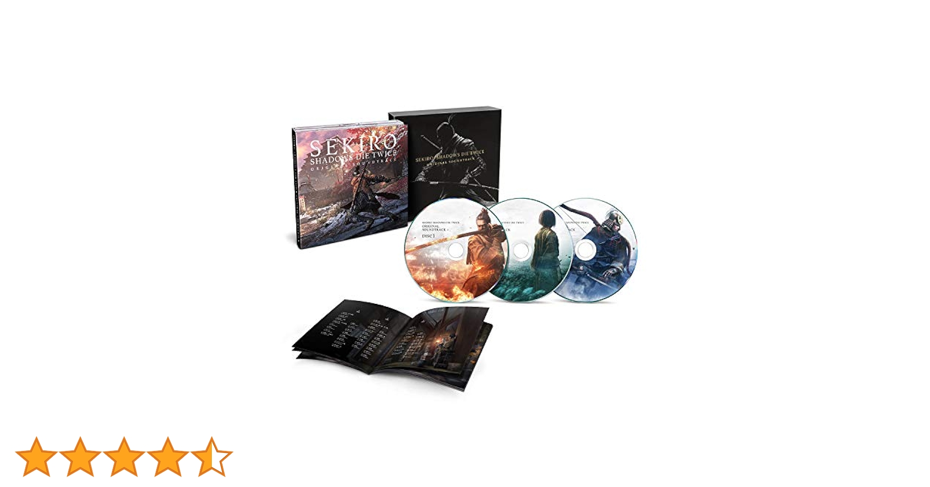 新品✨SEKIRO:SHADOWS DIE TWICE サウンドトラック 3枚組 新品✨SEKIRO:SHADOWS DIE TWICE サウンドトラック 3枚組